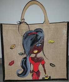 Torba Maxi o wymiarach -45 x 39 x 21 cm
  Na mojej stronie znajdziecie torby ekologiczne (z Juty) ręcznie malowane. 
 Torba idealna na zakupy, do pracy, szkoły czy też jako prez...