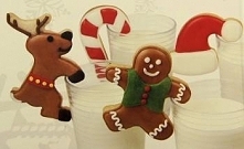 Foremki do wykrawania ciasteczek do zawieszenia na kubkach „Boże Narodzenie” (4 sztuki)