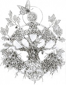 celtic oak tattoo