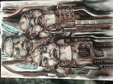 koszulka ręcznie malowana