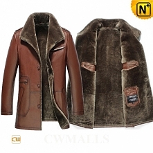 Wyoming Shearling Men Trench Coat CW858109