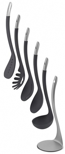 Zestaw narzędzi Nest na stojaku (6 części) - 100 Collection - Joseph Joseph