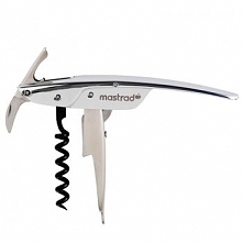 Korkociąg barmański chromowany - Mastrad