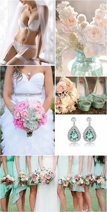 Ślubne inspiracje. Pastelow...