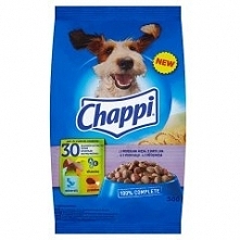 Karma dla psów dorosłych z miękkimi mięsnymi kawałkami i warzywami w postaci granulek i kosteczek bogatych w niezbędne witaminy i minerały oraz zboża i błonnik ułatwiający trawi...