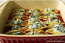 makaron muszle z serem rico...