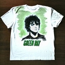 koszulka ręcznie malowana w całości