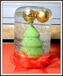 Śnieżna kula (sł0ik) zrobio...