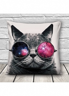 Poszewka 3D Fullprint Kosmiczny Kot