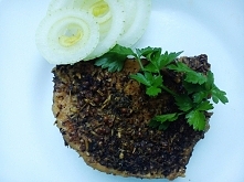 Pieczony schab w ziołach.