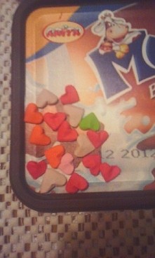 Serduszka *-* łatwo sie je ...