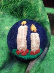 świeczkowa bombka ;)