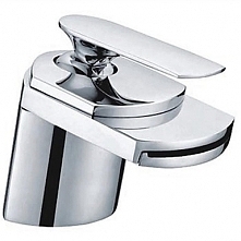 Zeitgenssische Chrome Finish Wasserfall Waschbecken Wasserhahn 4701