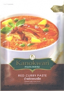 Pasta curry czerwona (50 g) - Kanokwan