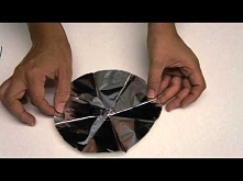 z folii aluminiowej na choinkę