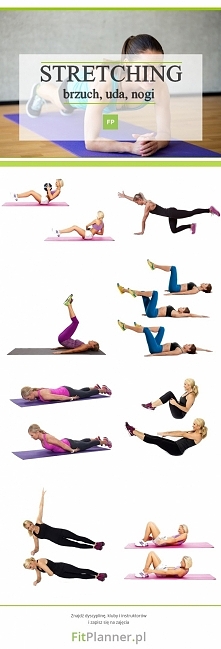 Ćwiczenia rozciągające na brzuch, uda i nogi  ❤️

Wykonanie: Wykonaj każde ćwiczenie w 3 seriach po 60 sekund. Pamiętaj, aby wykonać ćwiczenia angażujące nogi na prawą jak i lew...