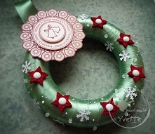 Zrób to sam - wianuszek świąteczny. Kurs obrazkowy na blogu - zapraszam :)
