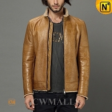 Alabama Mens Western Shearling Jacket CW858347