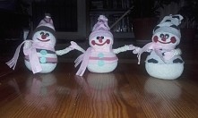 Skarpetkowe bałwanki 