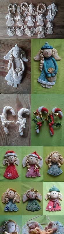 Aniołki i inne ozdoby choin...