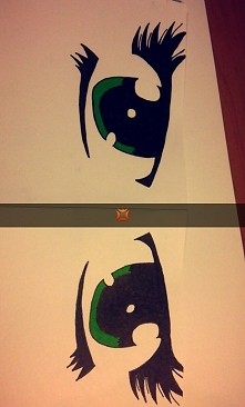 Moje dzieło.. w sumie to nic nadzwyczajnego ale jestem zadowolona z efektu jaki otrzymałam ^-^