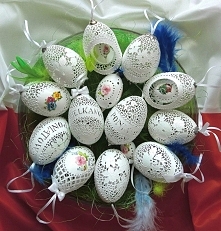 ażurowe pisanki z Polski