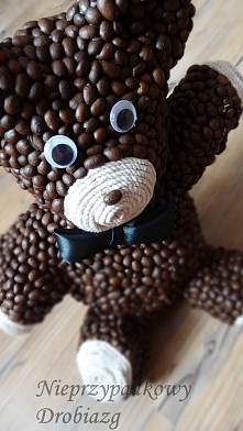 Miś z kawy Pachnący Zapraszam na FB po więcej inspiracji od Nieprzypadkowego drobiazgu