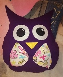 my handmade pillow - owl :) fb- Handmade Pillows