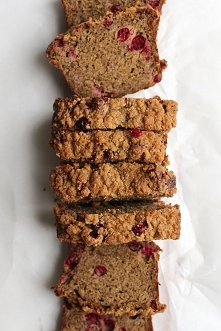 BROWN BUTTER BANANA CRANBERRY BREAD