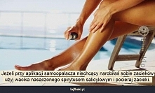 Zacieki od samoopalacza