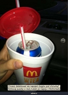 Trik na picie piwa w miejsc...