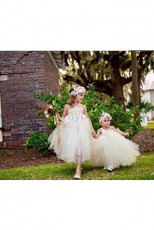 Ivory tutu dress Flower Girl Dress baby dress toddler birthday dress wedding dress