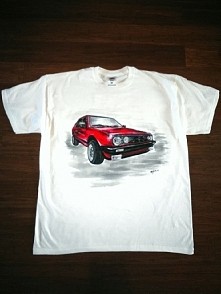 koszulka ręcznie malowana