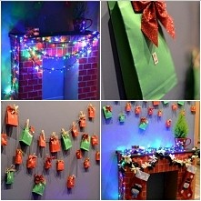 kominek z kartonów & ka...