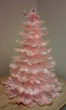 Choinka z piór :) Zapraszam...