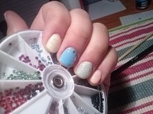 Moje pazurkowe początki :-D