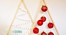 drewniana choinka, skromna, ale piękna! jak ją zrobić klikajcie w zdjęcie ...