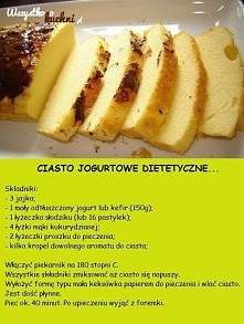 ciasto jogurtowe dietetczne