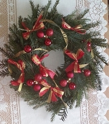 Świąteczny wianek DIY