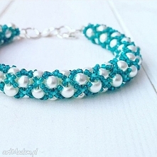 bransoletka elegancka perło...