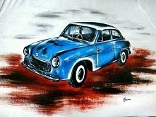 koszulka ręcznie malowana