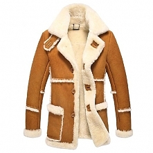 Mens Rancher Shearling Sheepskin Jacket
