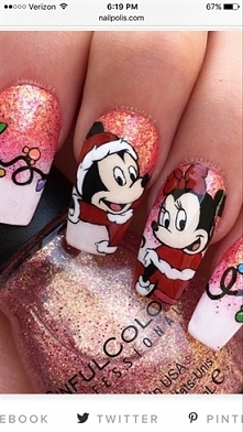 mickey mouse and minnie mou...