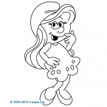 Jak narysować Smerfetke