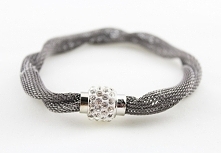 zakręcona grafitowa bransol...