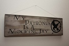 My patronus is a Mockingjay