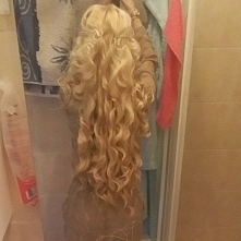 Moje cudeńka robione na papiloty <3