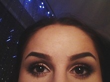 #dark #brown #eyes #naked3 ...