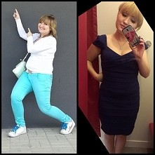 Efekt 3 miesięcznej walki o zdrowie :) 10 kilo mniej! nie poddawajcie się dziewczyny! mozecie wszystko!