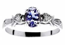 Zjawiskowy pierścionek z bi...